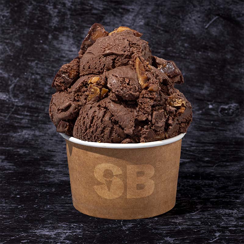 CHOCOLATE PEANUT BUTTER CUP SWIRL