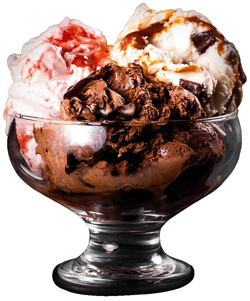 Ice cream sundae